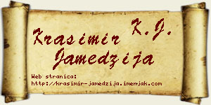 Krasimir Jamedžija vizit kartica